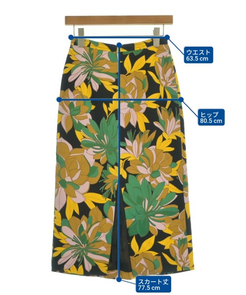 Nﾟ 21（ヌメロヴェントゥーノ）ロング・マキシ丈スカート 茶 サイズ:40(M位) レディース/2200621755312