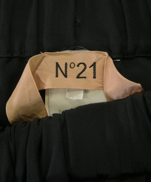 Nﾟ 21（ヌメロヴェントゥーノ）ひざ丈スカート 黒 サイズ:40(M位) レディース/2200638383119