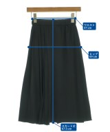 Nﾟ 21（ヌメロヴェントゥーノ）ひざ丈スカート 黒 サイズ:40(M位) レディース/2200638383119