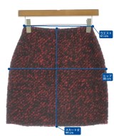 Nﾟ 21（ヌメロヴェントゥーノ）ミニスカート 赤 サイズ:38(S位) レディース/2200638802115
