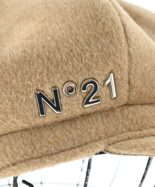 Nﾟ 21（ヌメロヴェントゥーノ）キャスケット ベージュ サイズ:M レディース/2200639873039