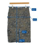 Nﾟ 21（ヌメロヴェントゥーノ）ひざ丈スカート 茶 サイズ:38(S位) レディース/2200640202033