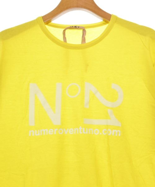 Nﾟ 21（ヌメロヴェントゥーノ）Tシャツ・カットソー 黄 サイズ:40(M位) レディース/2200626242060