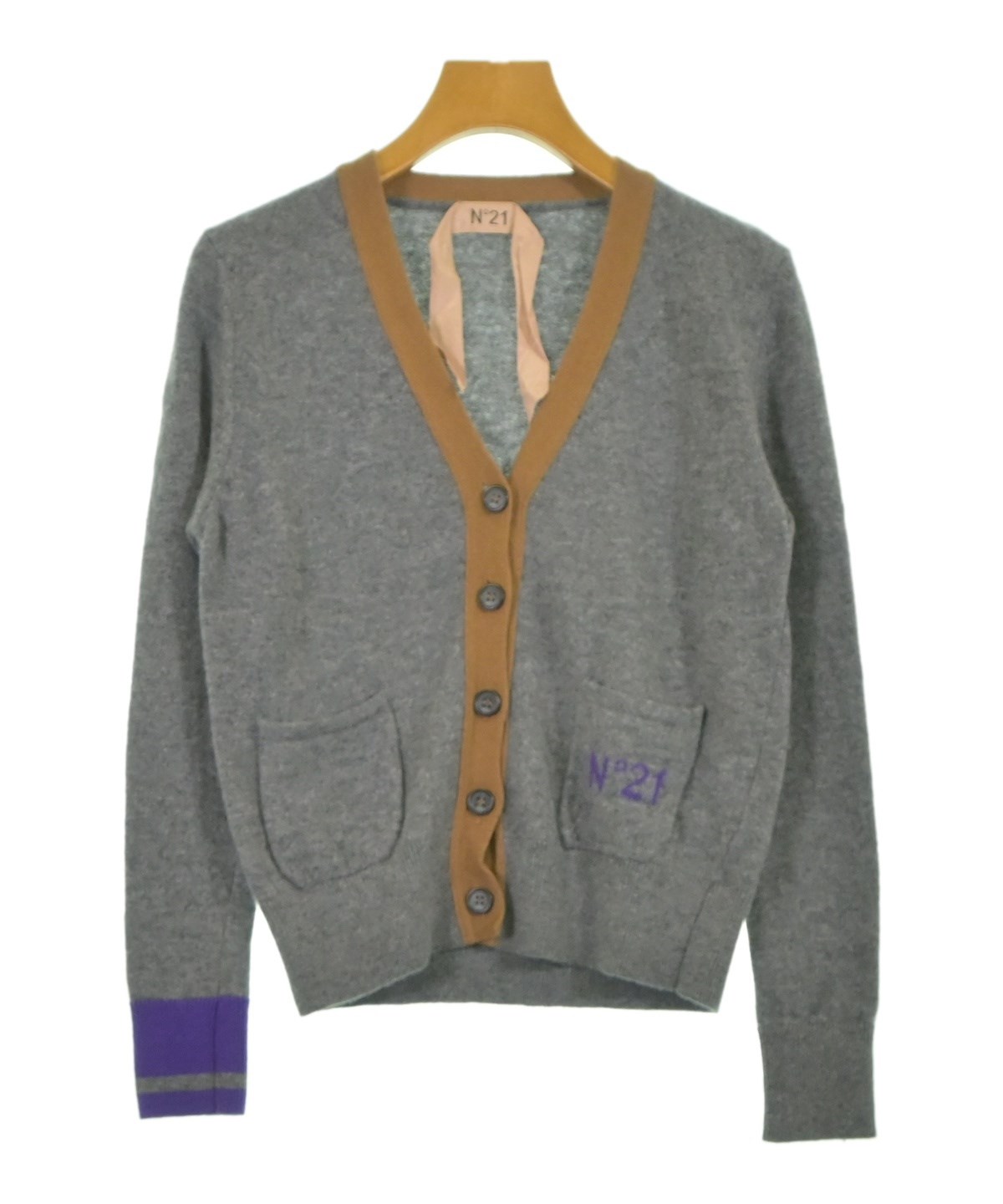 CRONOS グレー カーディガン 新品タグ付き　おまけ付き CRONOS グレー カーディガン 新品タグ付き おまけ付き