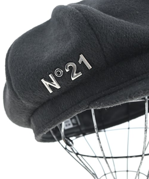 Nﾟ 21（ヌメロヴェントゥーノ）キャスケット 黒 サイズ:L レディース/2200640821029