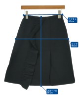 Nﾟ 21（ヌメロヴェントゥーノ）ひざ丈スカート 黒 サイズ:38(S位) レディース/2200641792045