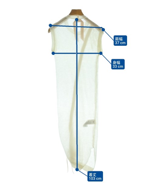 Nﾟ 21（ヌメロヴェントゥーノ）ベスト/ノースリーブ 白 サイズ:40(M位) レディース/2200644358040