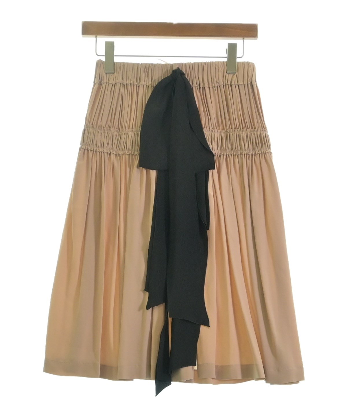 【新品・未使用】N°21★ヌメロヴェントゥーノ　シルク　フリルスカート　38 N°21 - N°21 サイドスリット フリル スカート タイト ミモレ