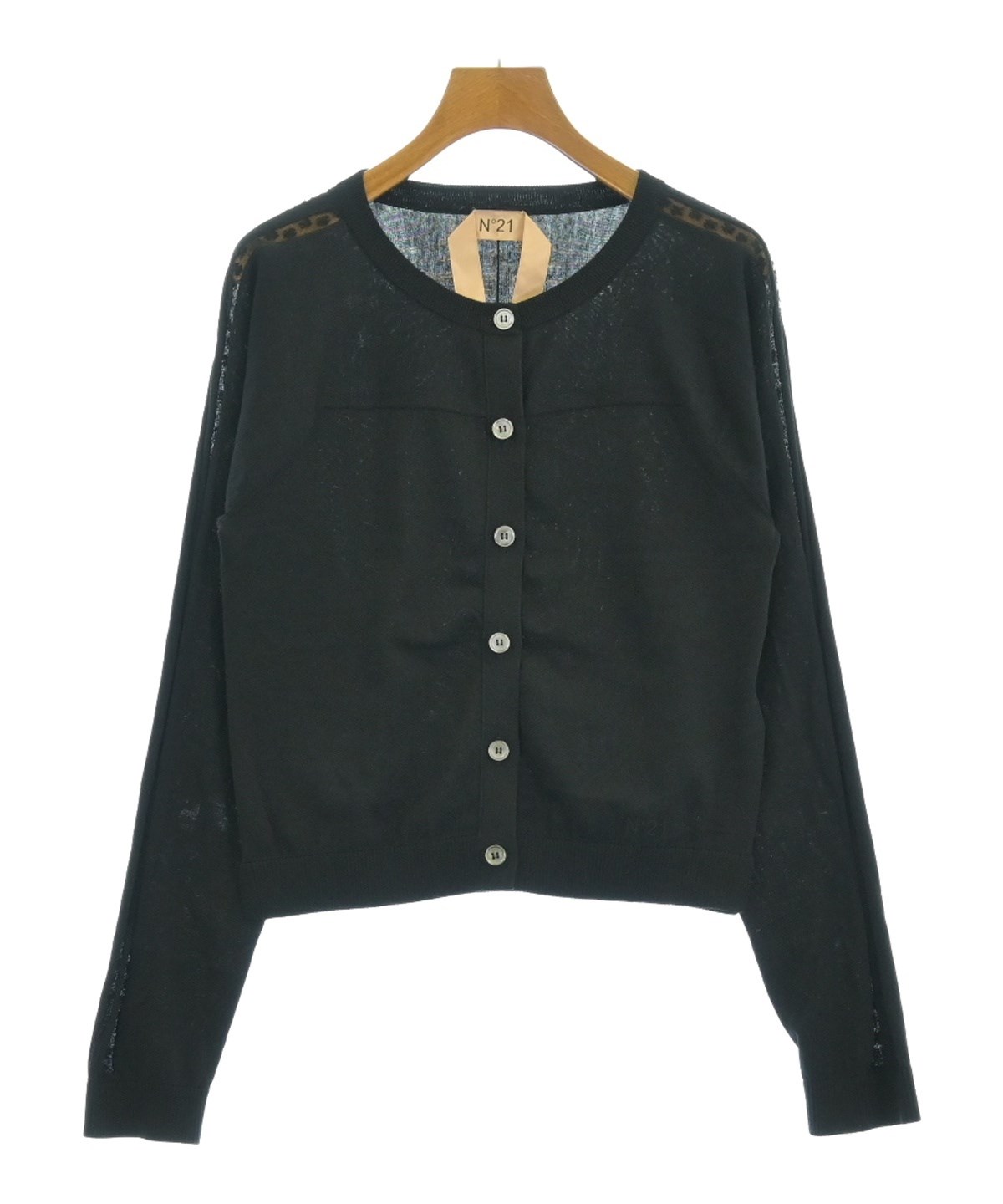 Nﾟ 21（ヌメロヴェントゥーノ）カーディガン 黒 サイズ:40(M位