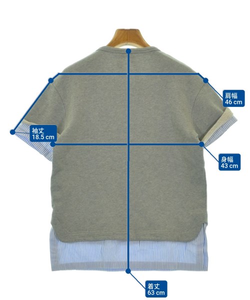 Nﾟ 21（ヌメロヴェントゥーノ）スウェット グレー サイズ:38(S位) レディース/2200607871043