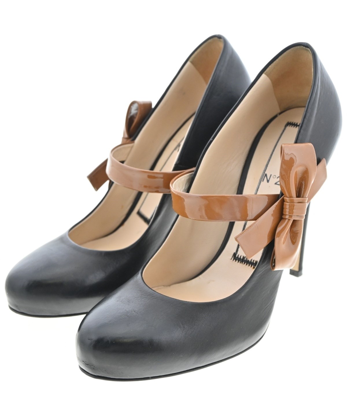 Nﾟ 21（ヌメロヴェントゥーノ）パンプス 黒 サイズ:EU38(24.5cm位