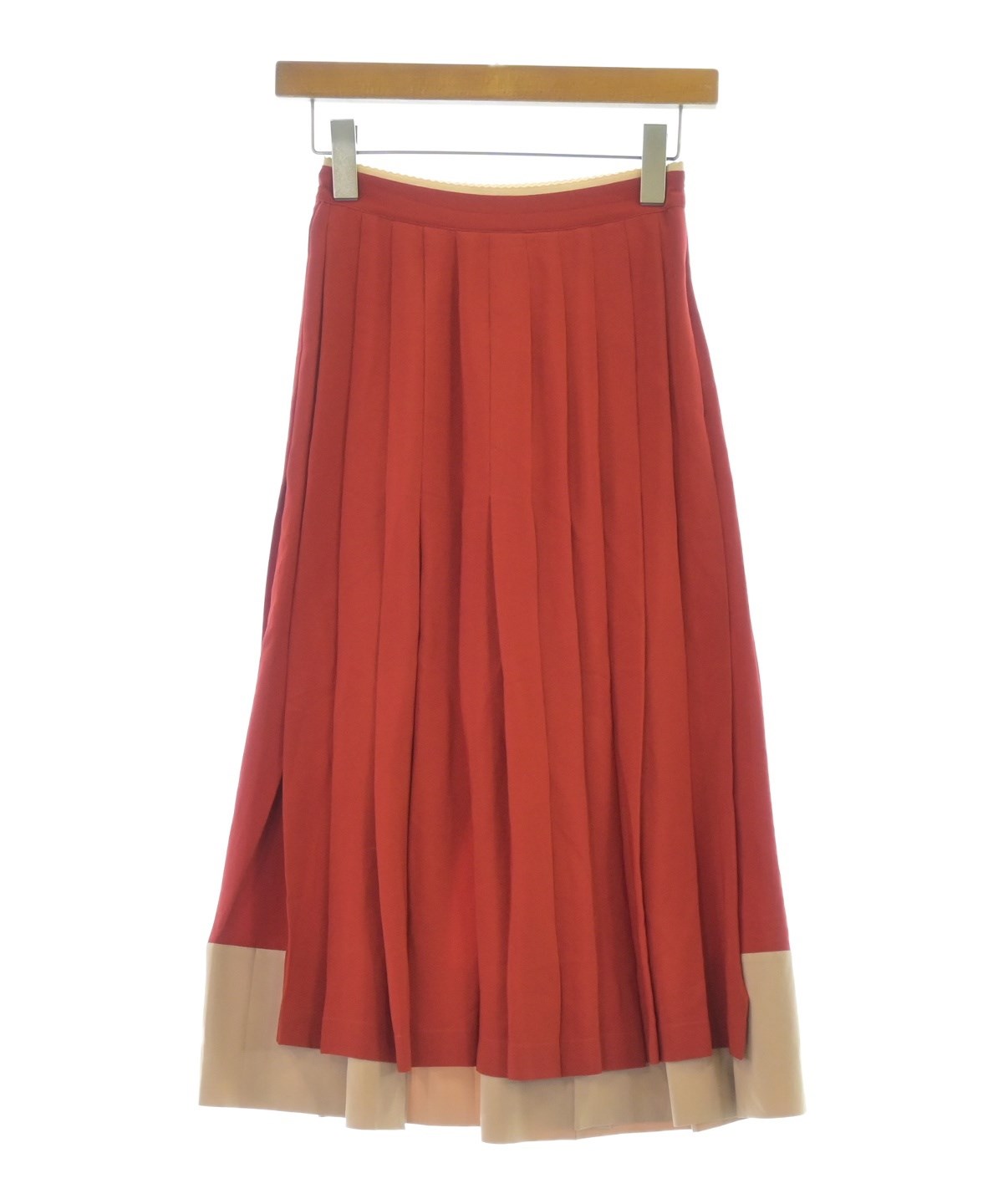 n*n様 最終値下げ！【新品】patou スカート ドゥロワー 36 Patou | オーガニックコットン ベルト付きミニプリーツスカート