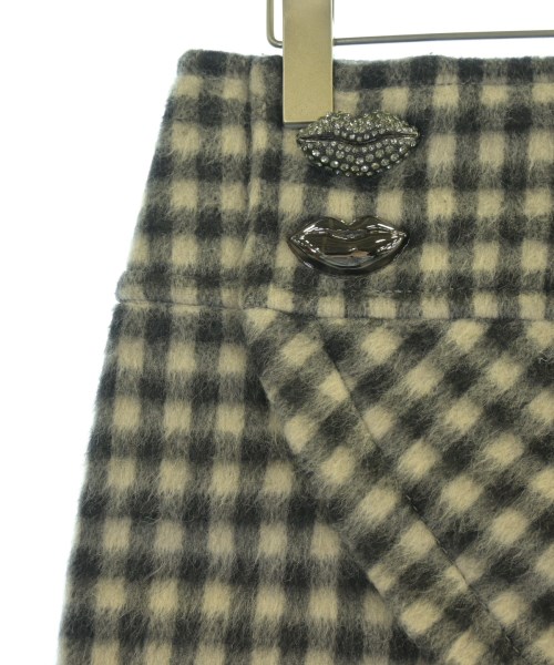 Nﾟ 21（ヌメロヴェントゥーノ）ミニスカート 黒 サイズ:38(S位) レディース/2200626338077