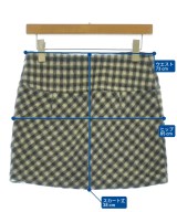 Nﾟ 21（ヌメロヴェントゥーノ）ミニスカート 黒 サイズ:38(S位) レディース/2200626338077