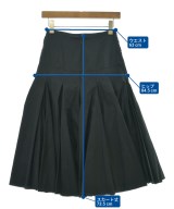 Nﾟ 21（ヌメロヴェントゥーノ）ひざ丈スカート 黒 サイズ:36(XS位) レディース/2200614675054