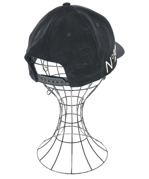 Nﾟ 21（ヌメロヴェントゥーノ）キャップ 黒 サイズ:- メンズ/2200624698036