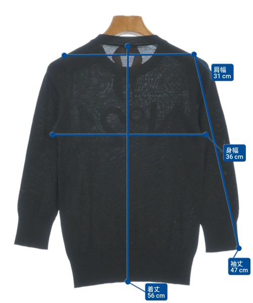 Nﾟ 21（ヌメロヴェントゥーノ）ニット・セーター 黒 サイズ:38(S位) レディース/2200627473050