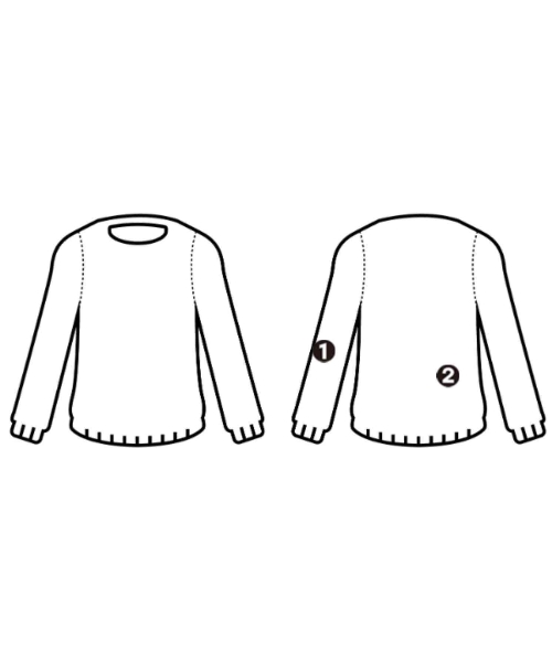 Nﾟ 21（ヌメロヴェントゥーノ）ニット・セーター 白 サイズ:48(L位) メンズ/2200629058019