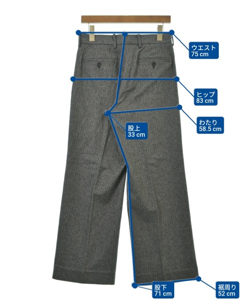 Nﾟ 21（ヌメロヴェントゥーノ）スラックス グレー サイズ:40(M位) レディース/2200623473030