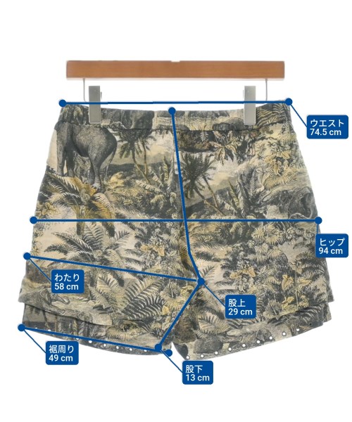 Nﾟ 21（ヌメロヴェントゥーノ）ショートパンツ ベージュ サイズ:44(S位) メンズ/2200629980297