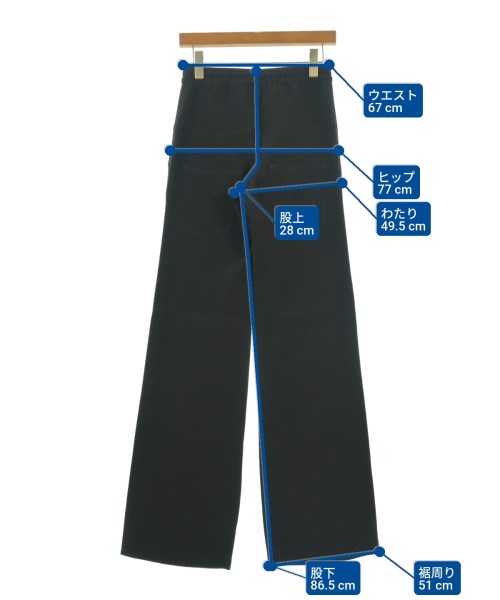 Nﾟ 21（ヌメロヴェントゥーノ）スラックス 黒 サイズ:36(S位) レディース/2200631943013