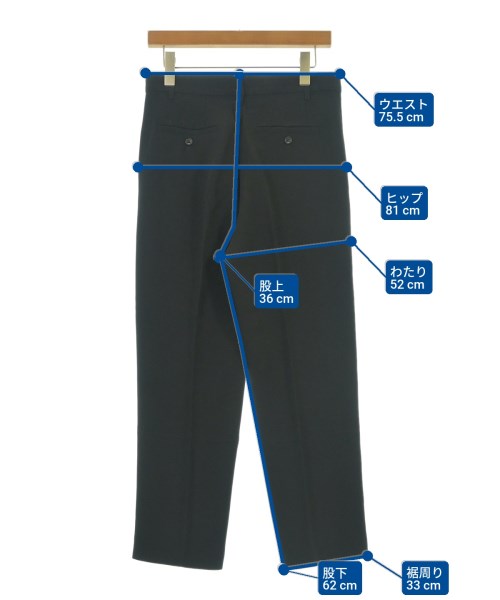 Nﾟ 21（ヌメロヴェントゥーノ）スラックス 黒 サイズ:38(S位) レディース/2200631943037