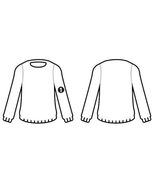 Nﾟ 21（ヌメロヴェントゥーノ）ニット・セーター 白 サイズ:38(S位) レディース/2200631943143