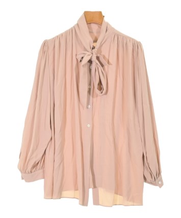 N°21 ヌメロヴェントゥーノ フリルブラウス ピンク 42サイズ 絹 シルク Nﾟ 21（ヌメロヴェントゥーノ）ブラウス ピンク サイズ:38(S位