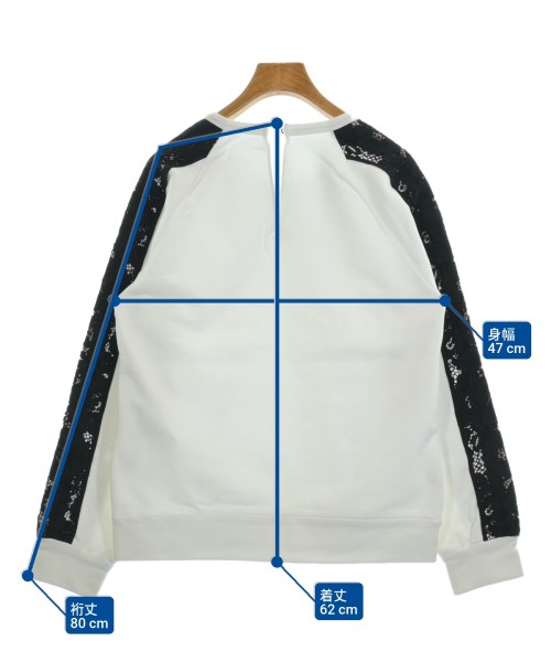 Nﾟ 21（ヌメロヴェントゥーノ）スウェット 白 サイズ:36(XS位) レディース/2200629932081