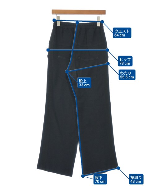 Nﾟ 21（ヌメロヴェントゥーノ）スラックス 黒 サイズ:38(S位) レディース/2200632896165