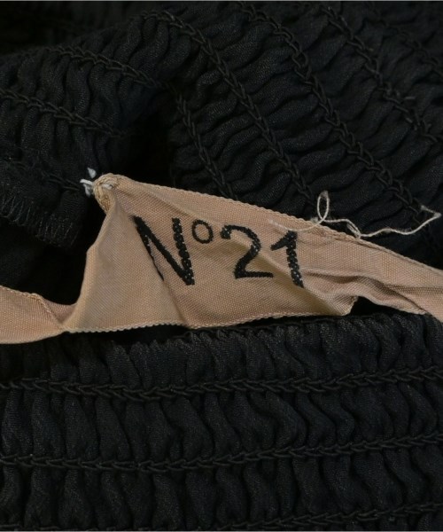Nﾟ 21（ヌメロヴェントゥーノ）ブラウス 黒 サイズ:38(S位) レディース/2200632896196