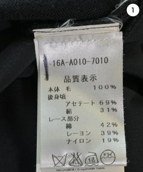 Nﾟ 21（ヌメロヴェントゥーノ）ニット・セーター 黒 サイズ:40(M位) レディース/2200616890141