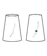 Nﾟ 21（ヌメロヴェントゥーノ）ひざ丈スカート 青 サイズ:38(S位) レディース/2200633431037