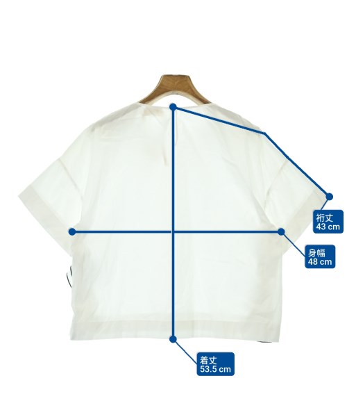 Nﾟ 21（ヌメロヴェントゥーノ）ブラウス 白 サイズ:36(XS位) レディース/2200615987026