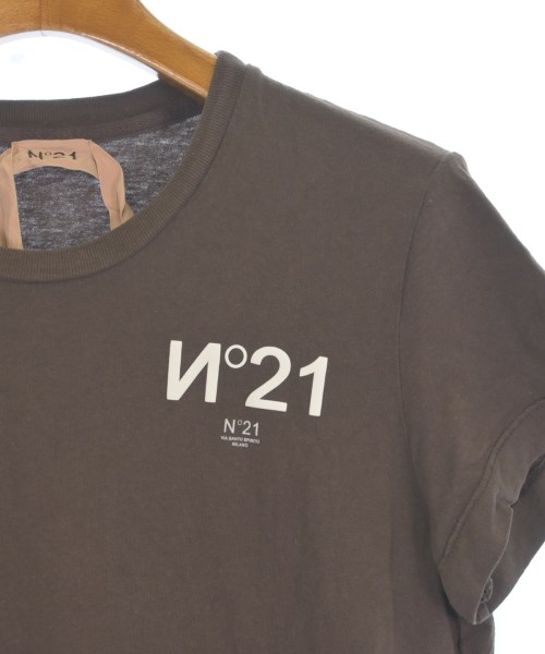 Nﾟ 21（ヌメロヴェントゥーノ）Tシャツ・カットソー 茶 サイズ:38(S位) レディース/2200607371048