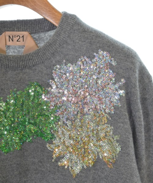 Nﾟ 21（ヌメロヴェントゥーノ）ニット・セーター グレー サイズ:38(S位) レディース/2200609980651