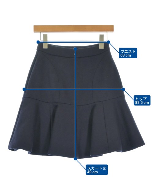 Nﾟ 21（ヌメロヴェントゥーノ）ひざ丈スカート 紺 サイズ:38(S位) レディース/2200620141017
