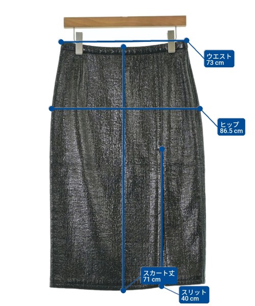 Nﾟ 21（ヌメロヴェントゥーノ）ロング・マキシ丈スカート 黒 サイズ:44(L位) レディース/2200669266061