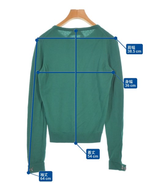 Nﾟ 21（ヌメロヴェントゥーノ）ニット・セーター 緑 サイズ:38(S位) レディース/2200673185068