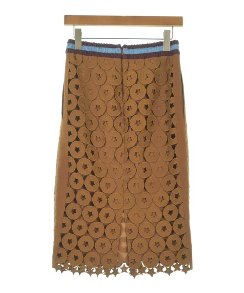 Nﾟ 21（ヌメロヴェントゥーノ）ひざ丈スカート 茶 サイズ:36(XS位) レディース/2200669814026