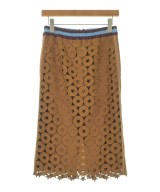 Nﾟ 21（ヌメロヴェントゥーノ）ひざ丈スカート 茶 サイズ:36(XS位) レディース/2200669814026