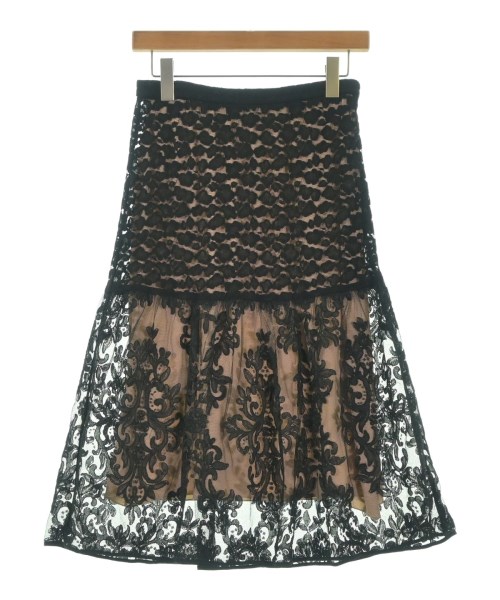 Nﾟ 21(ヌメロヴェントゥーノ)ひざ丈スカート 黒 サイズ:-(M位)/2200669814057