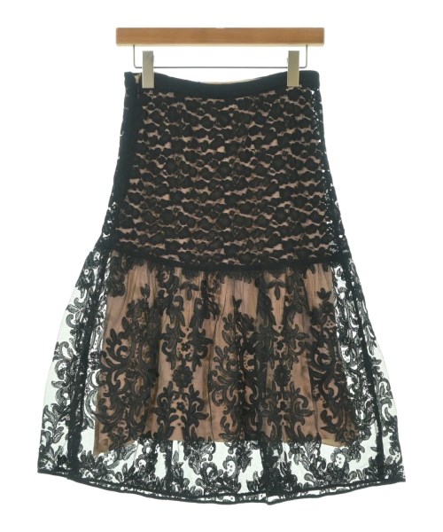 Nﾟ 21（ヌメロヴェントゥーノ）ひざ丈スカート 黒 サイズ:-(M位) レディース/2200669814057