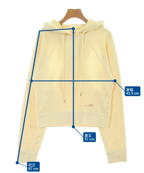 Nﾟ 21（ヌメロヴェントゥーノ）パーカー 黄 サイズ:40(M位) レディース/2200673675033