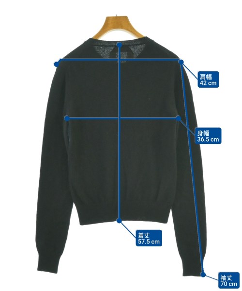Nﾟ 21（ヌメロヴェントゥーノ）カーディガン 黒 サイズ:36(XS位) レディース/2200674252011