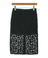 Nﾟ 21（ヌメロヴェントゥーノ）ひざ丈スカート 黒 サイズ:36(S位) レディース/2200676163025