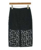 Nﾟ 21（ヌメロヴェントゥーノ）ひざ丈スカート 黒 サイズ:36(S位) レディース/2200676163025