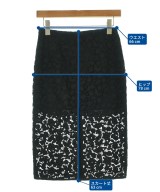 Nﾟ 21（ヌメロヴェントゥーノ）ひざ丈スカート 黒 サイズ:36(S位) レディース/2200676163025