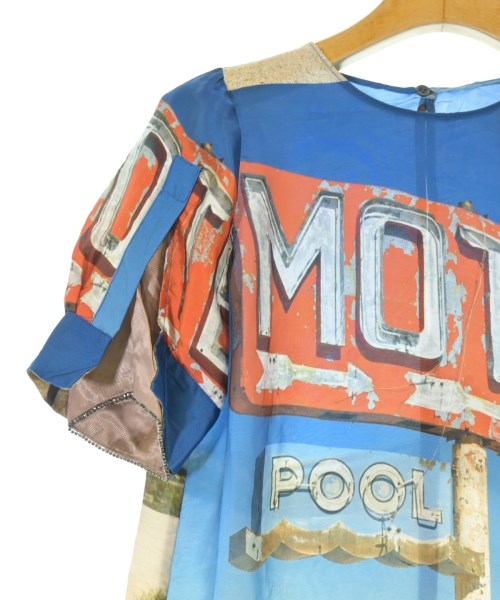 Nﾟ 21（ヌメロヴェントゥーノ）ブラウス 青 サイズ:36(XS位) レディース/2200677386232