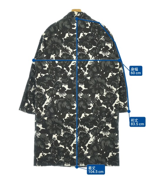 Nﾟ 21（ヌメロヴェントゥーノ）チェスターコート 黒 サイズ:44(L位) レディース/2200677964010